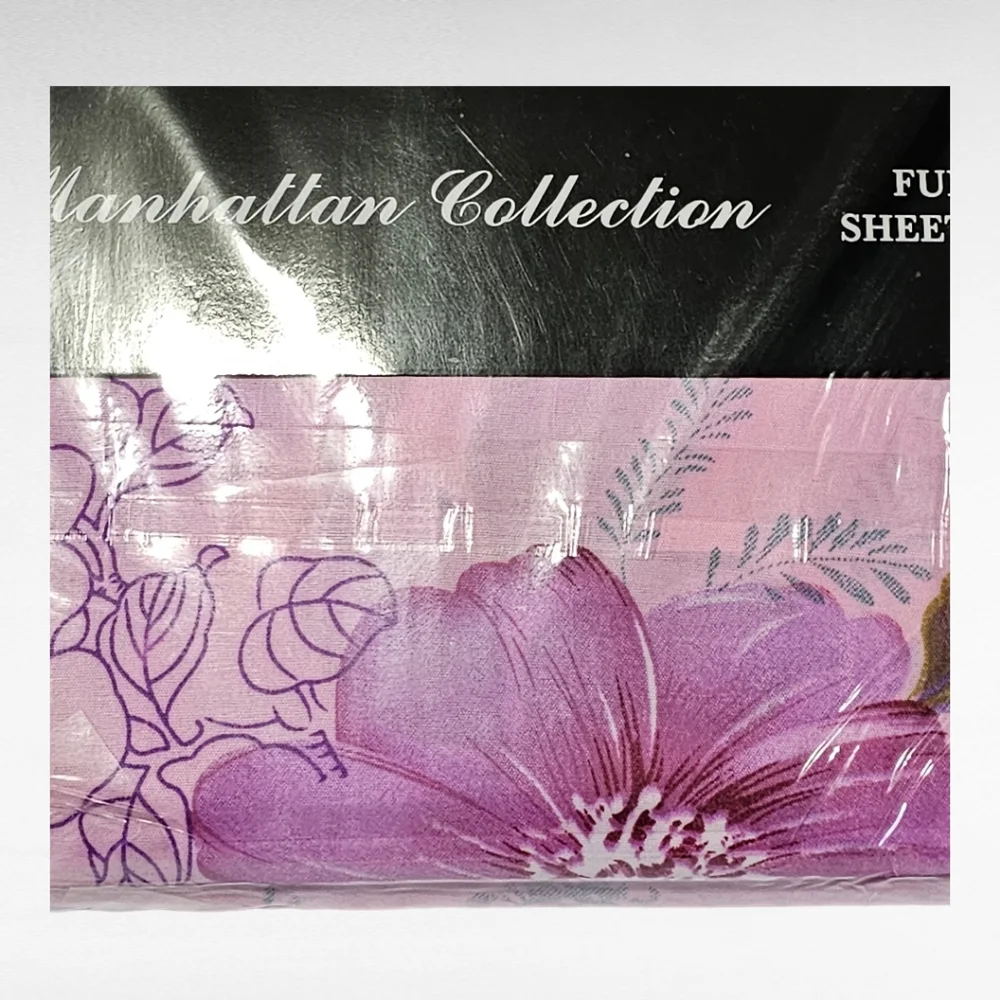 Manhattan Collection Floral Full Sheet Set Extra Soft NEW
